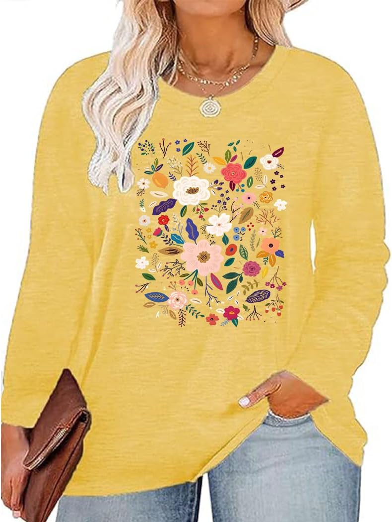 Long-Sleeve Floral Print Shirt
