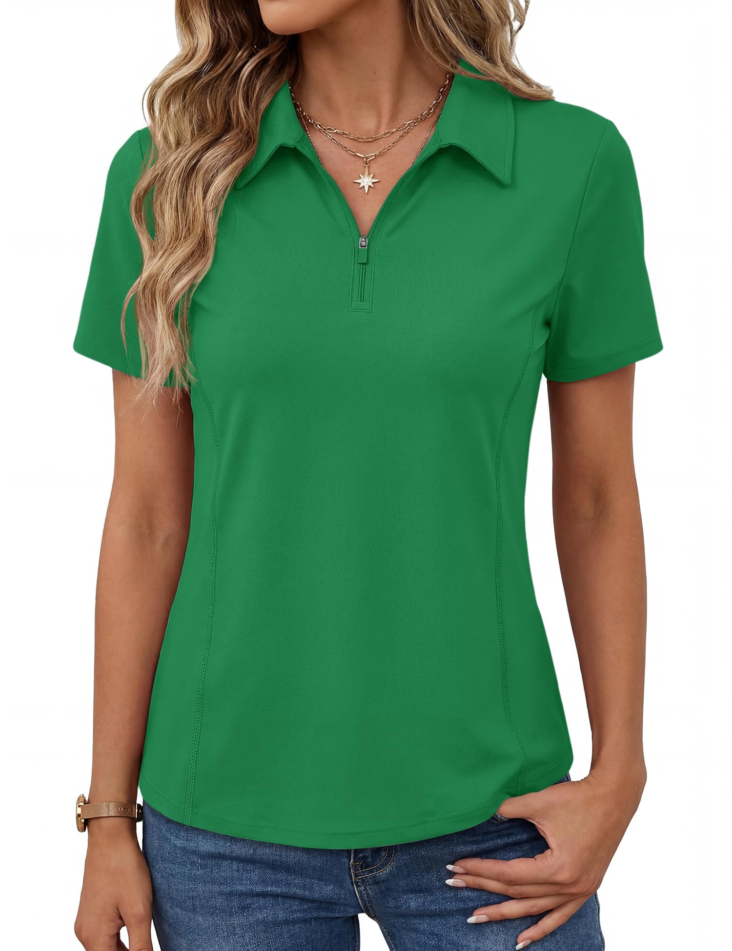 Short-Sleeve Athletic Polo Shirt