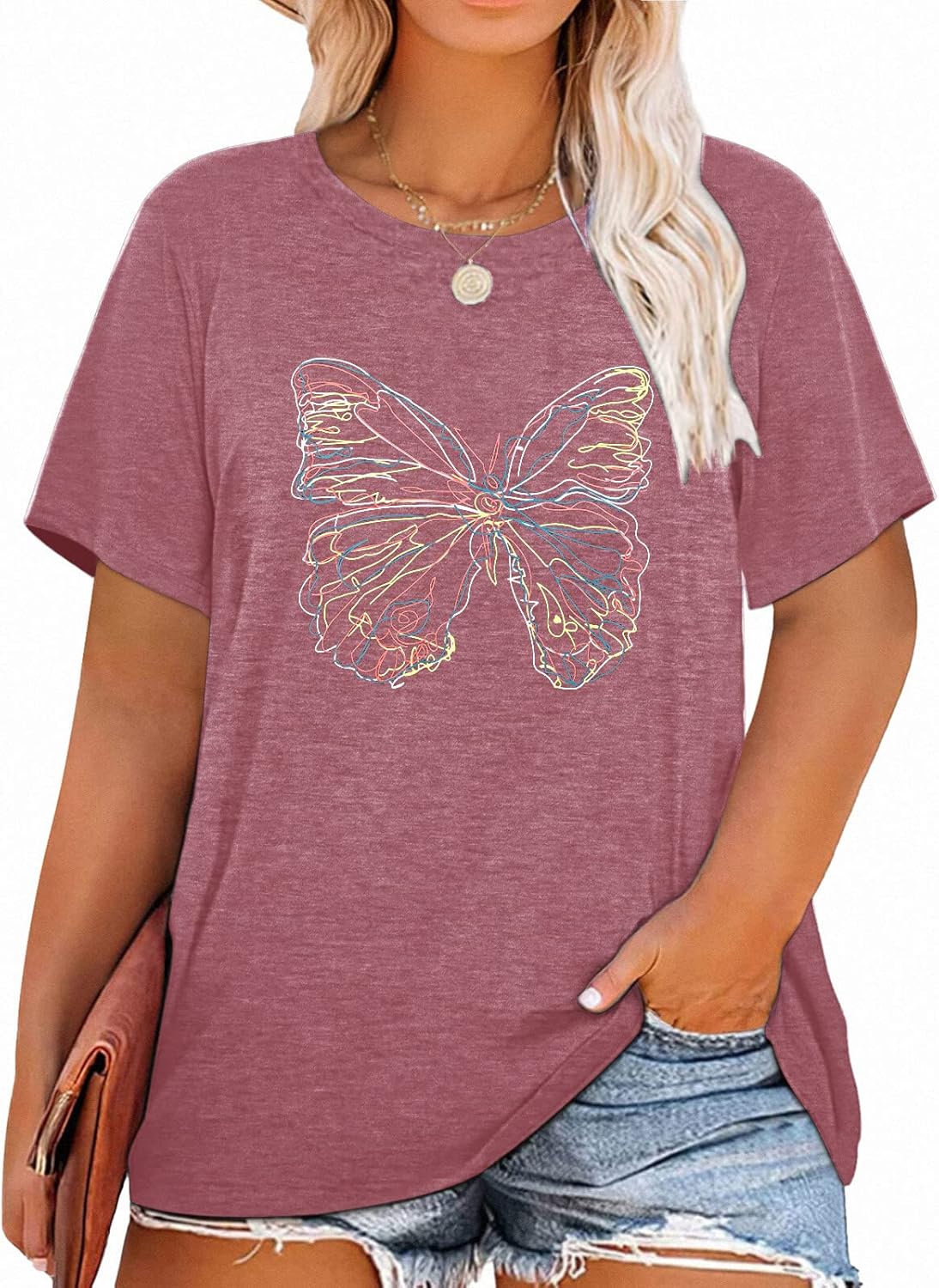 T-Shirt — Cute Dandelion-Print Top