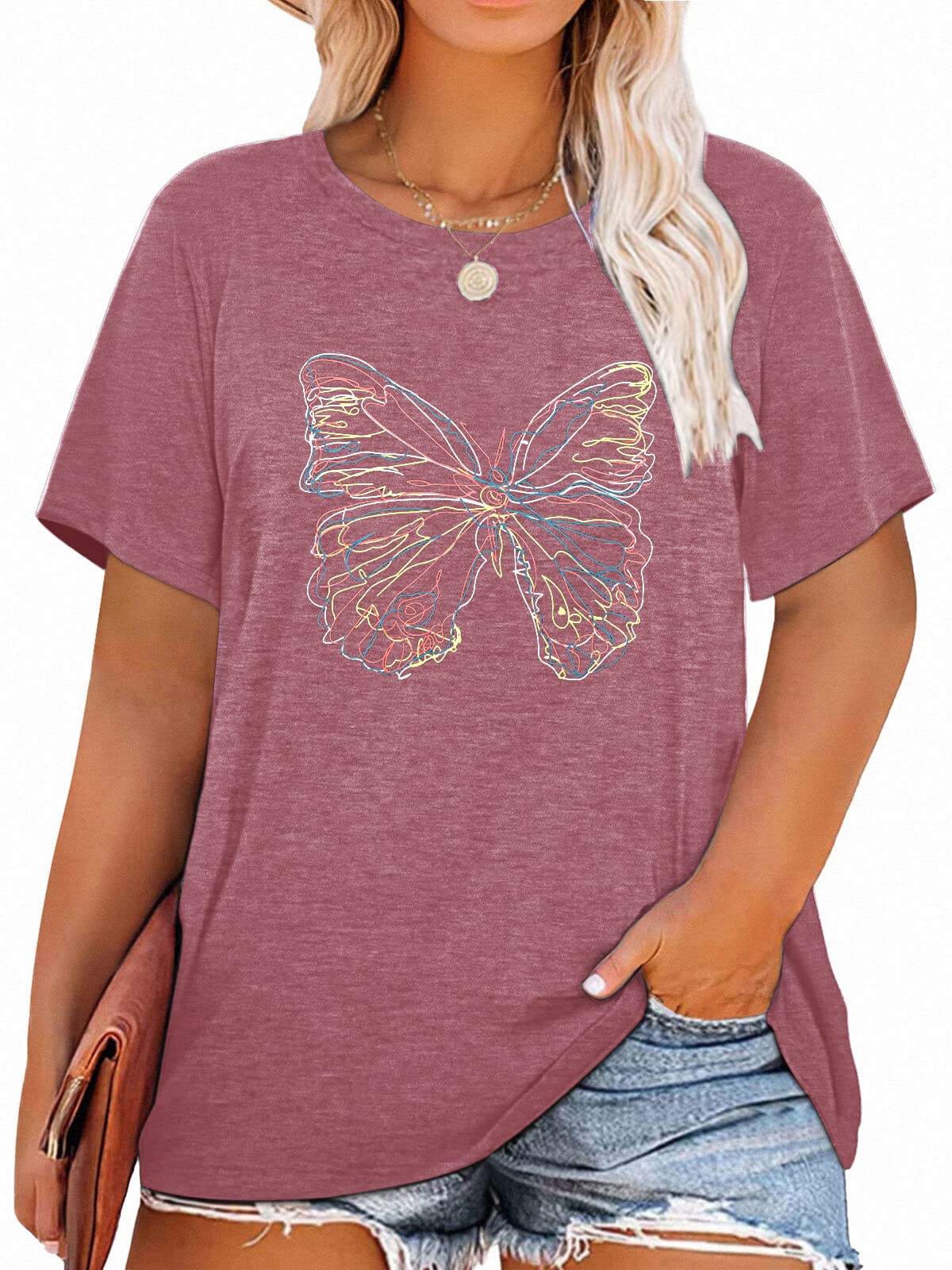 T-Shirt — Cute Dandelion-Print Top