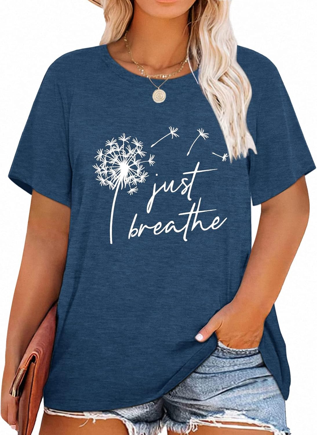 T-Shirt — Cute Dandelion-Print Top