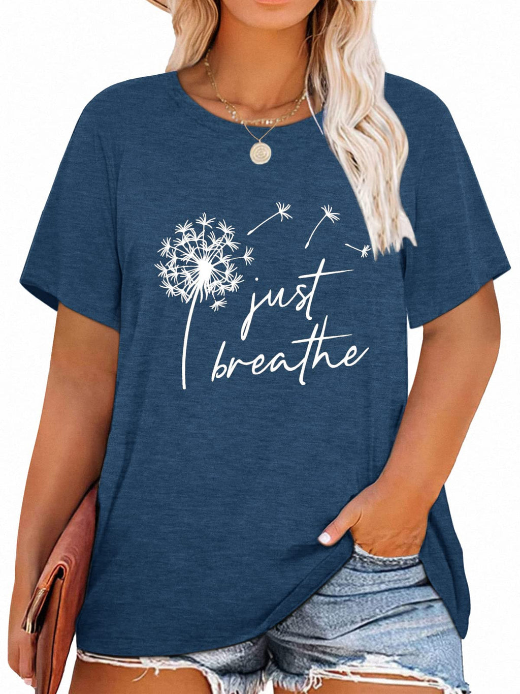 T-Shirt — Cute Dandelion-Print Top