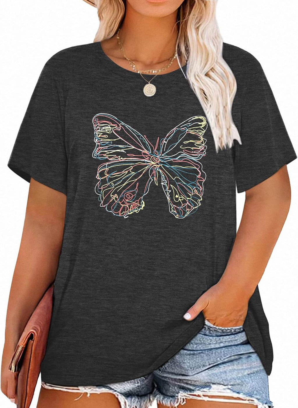 T-Shirt — Cute Dandelion-Print Top
