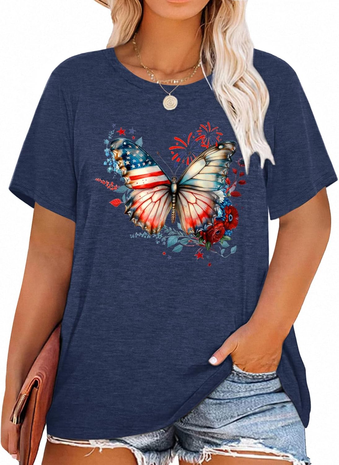 T-Shirt — Cute Dandelion-Print Top