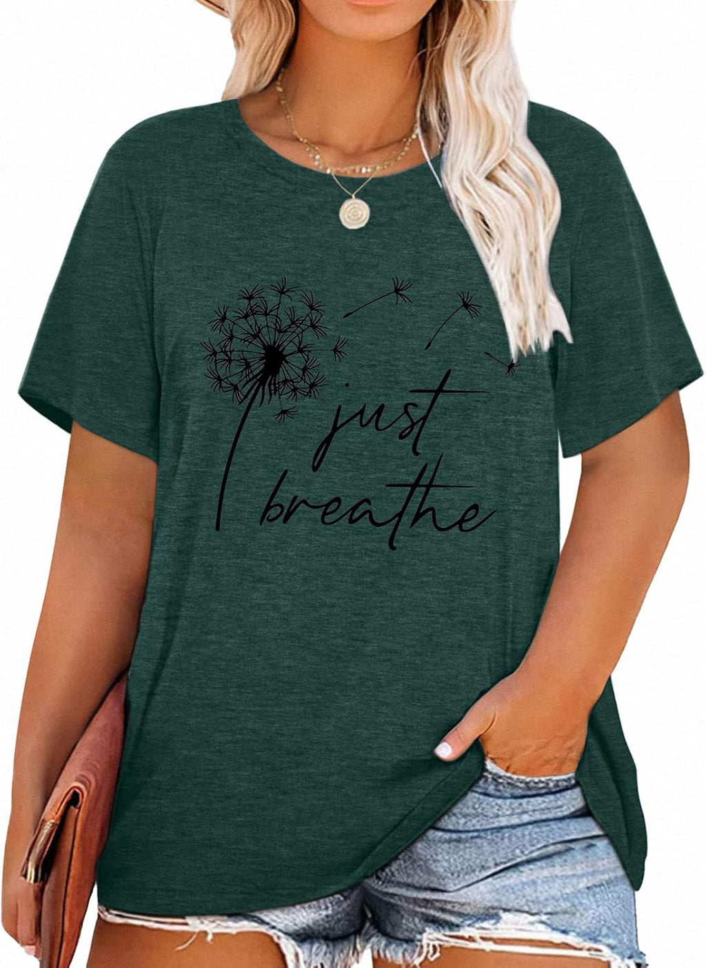 T-Shirt — Cute Dandelion-Print Top
