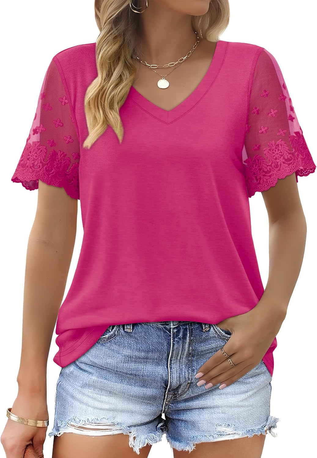Casual V-Neck T-Shirt