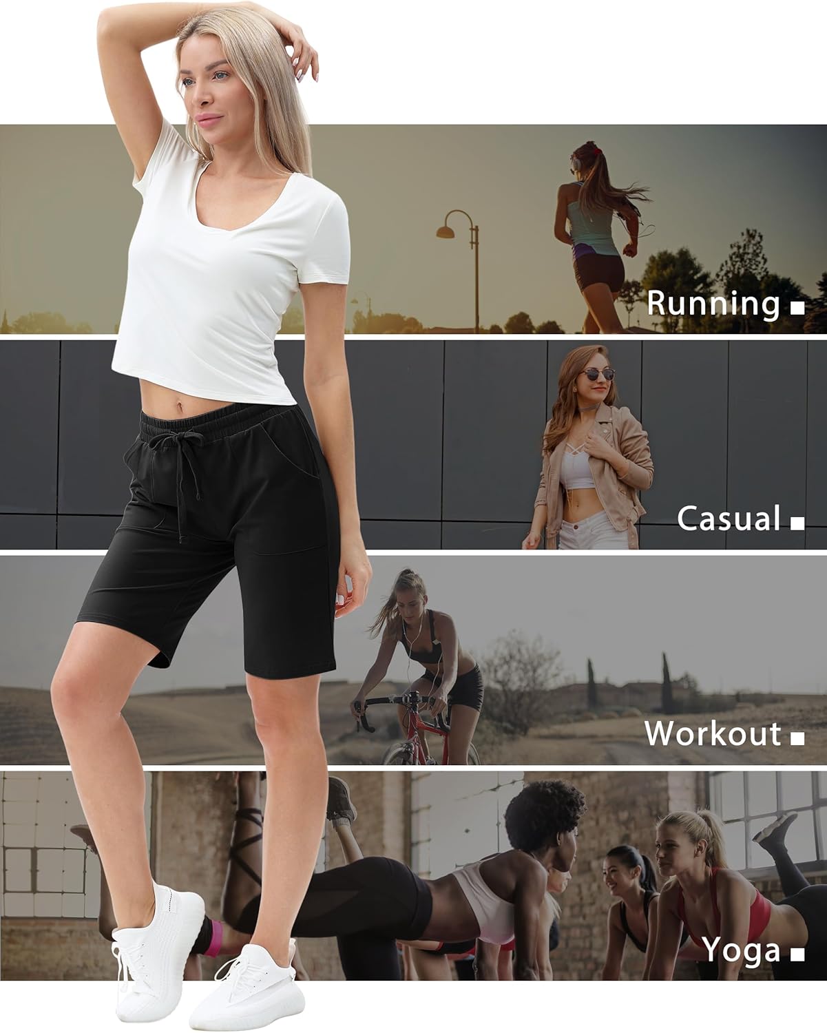 Pure Cotton Athletic Shorts