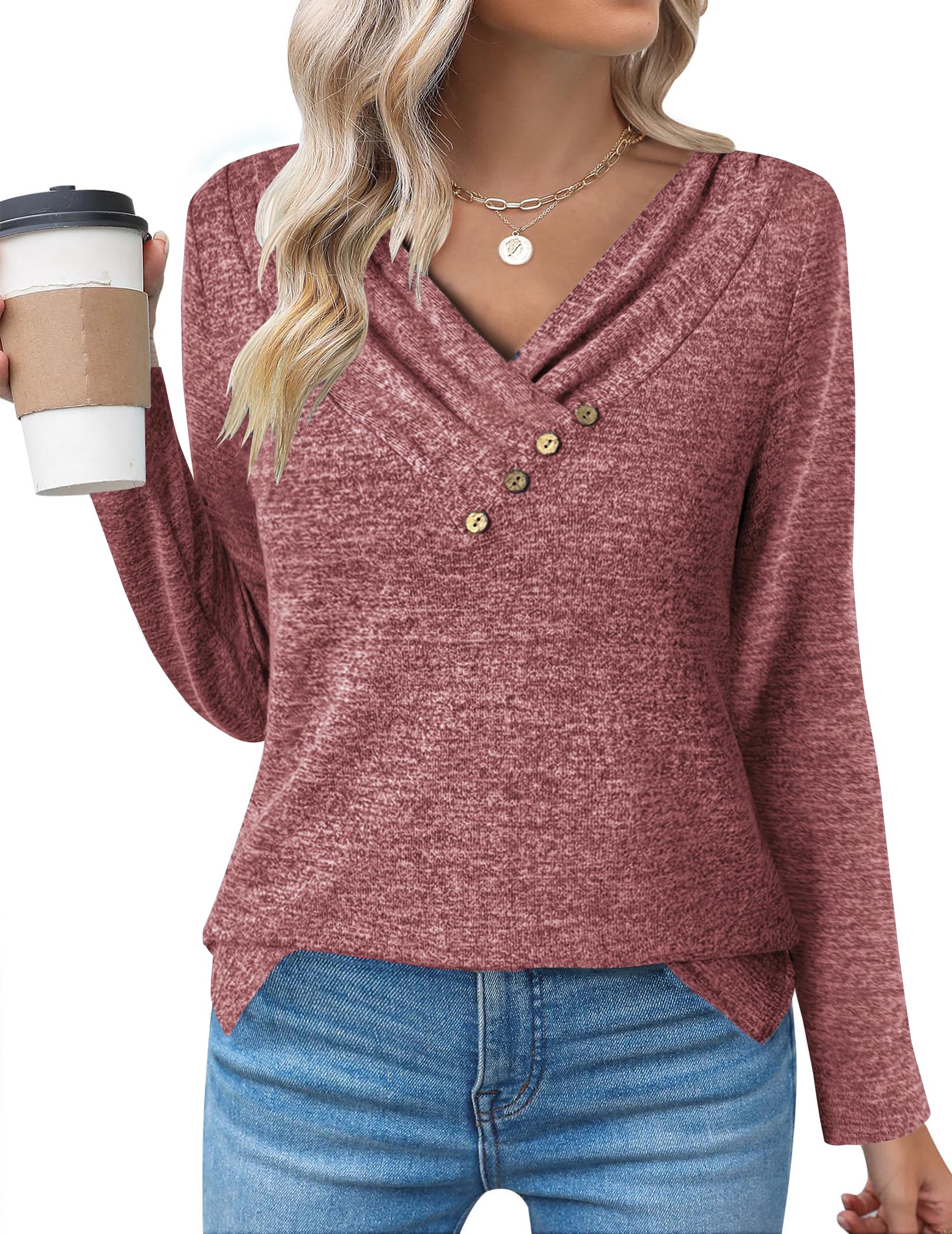 Casual Longline Top, Long-Sleeve Shirt