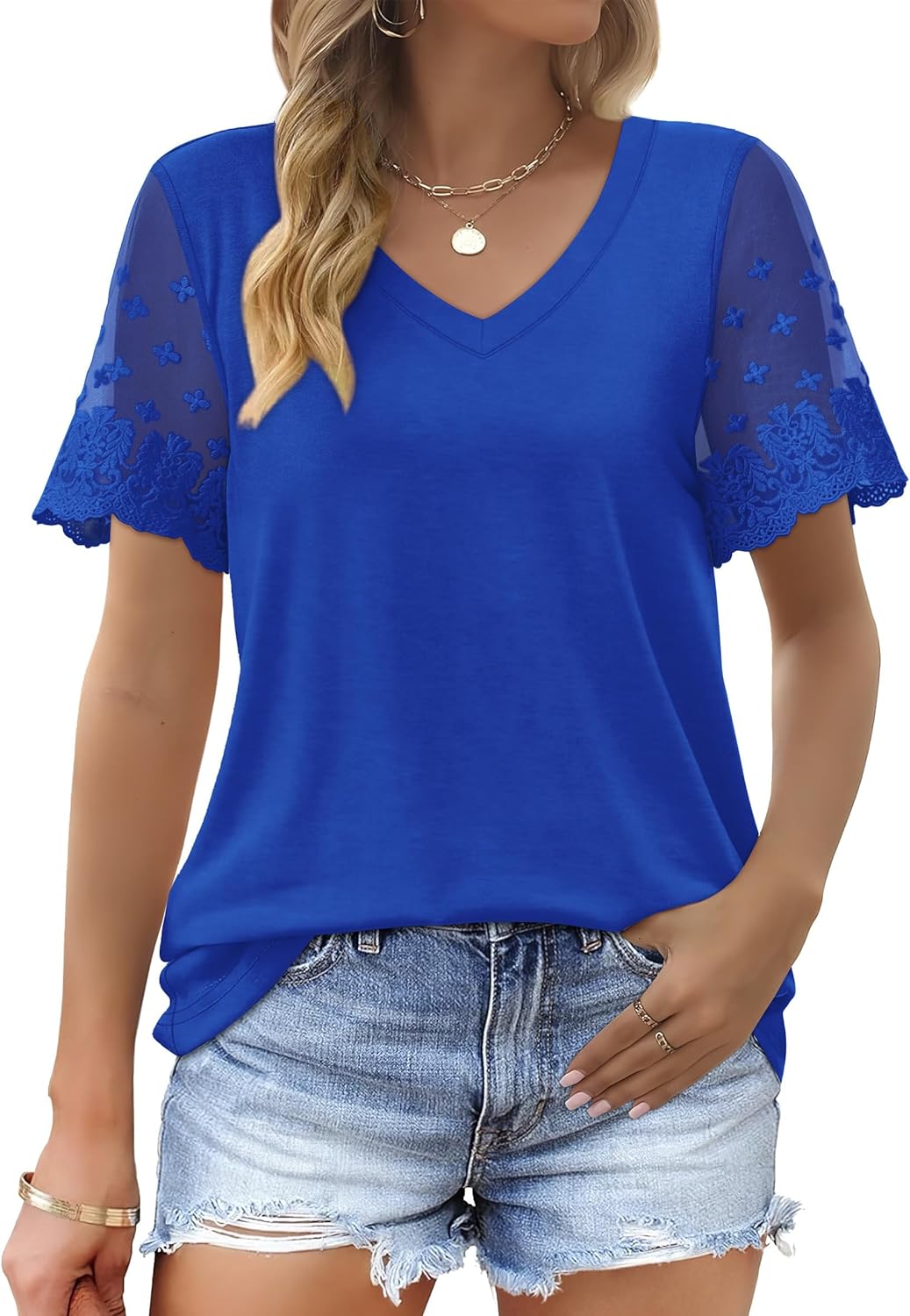 Casual V-Neck T-Shirt