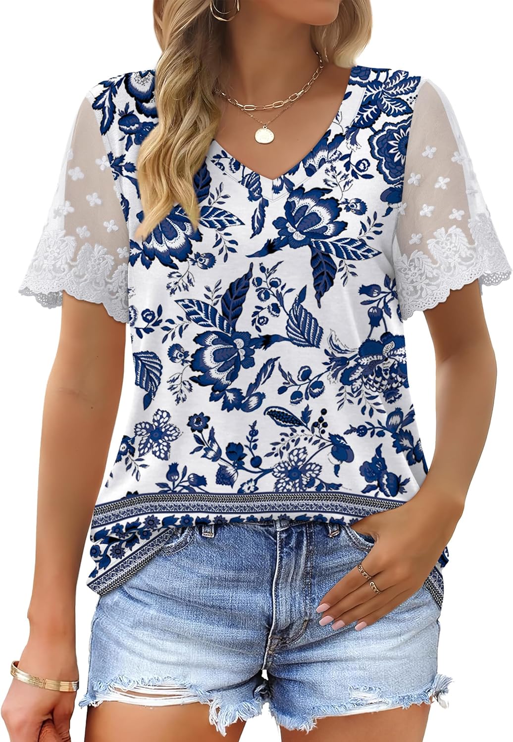Casual V-Neck T-Shirt