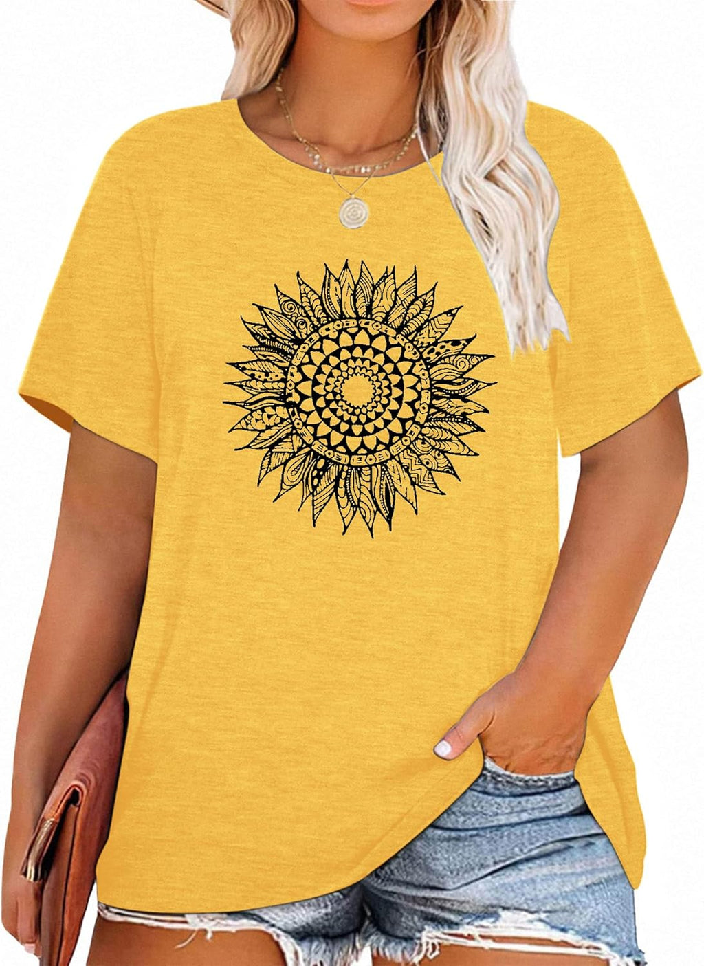 T-Shirt — Cute Dandelion-Print Top