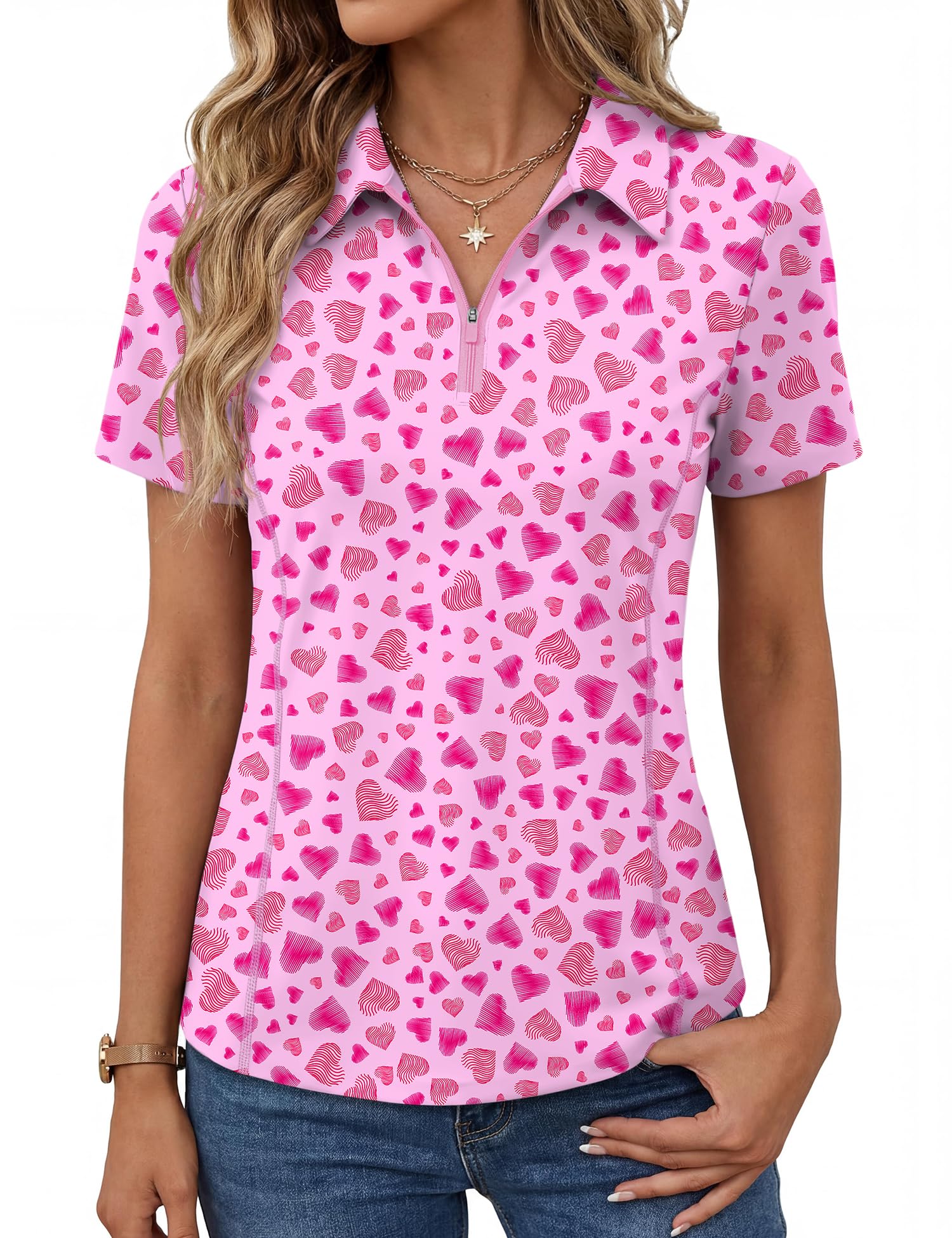 Short-Sleeve Athletic Polo Shirt