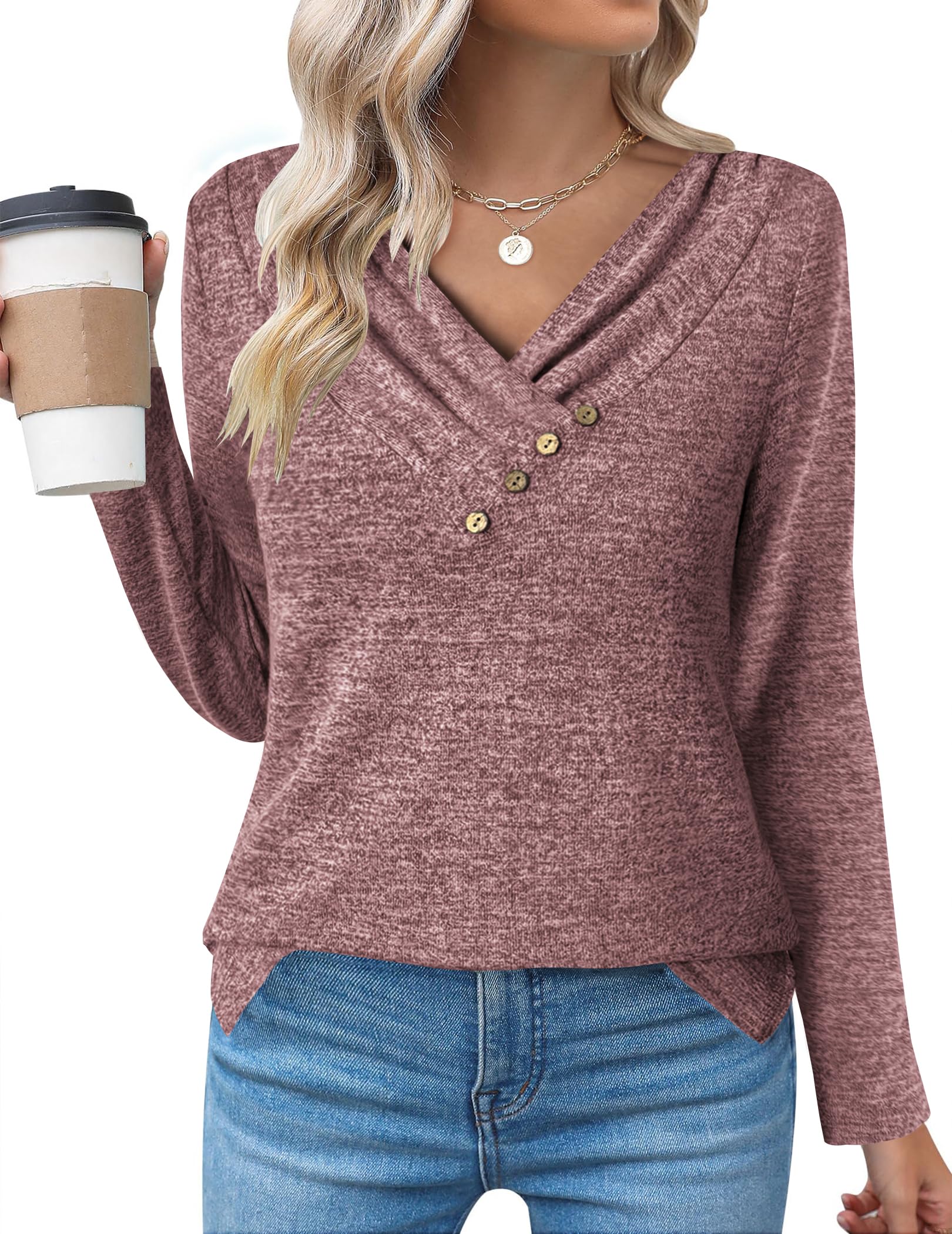 Casual Longline Top, Long-Sleeve Shirt