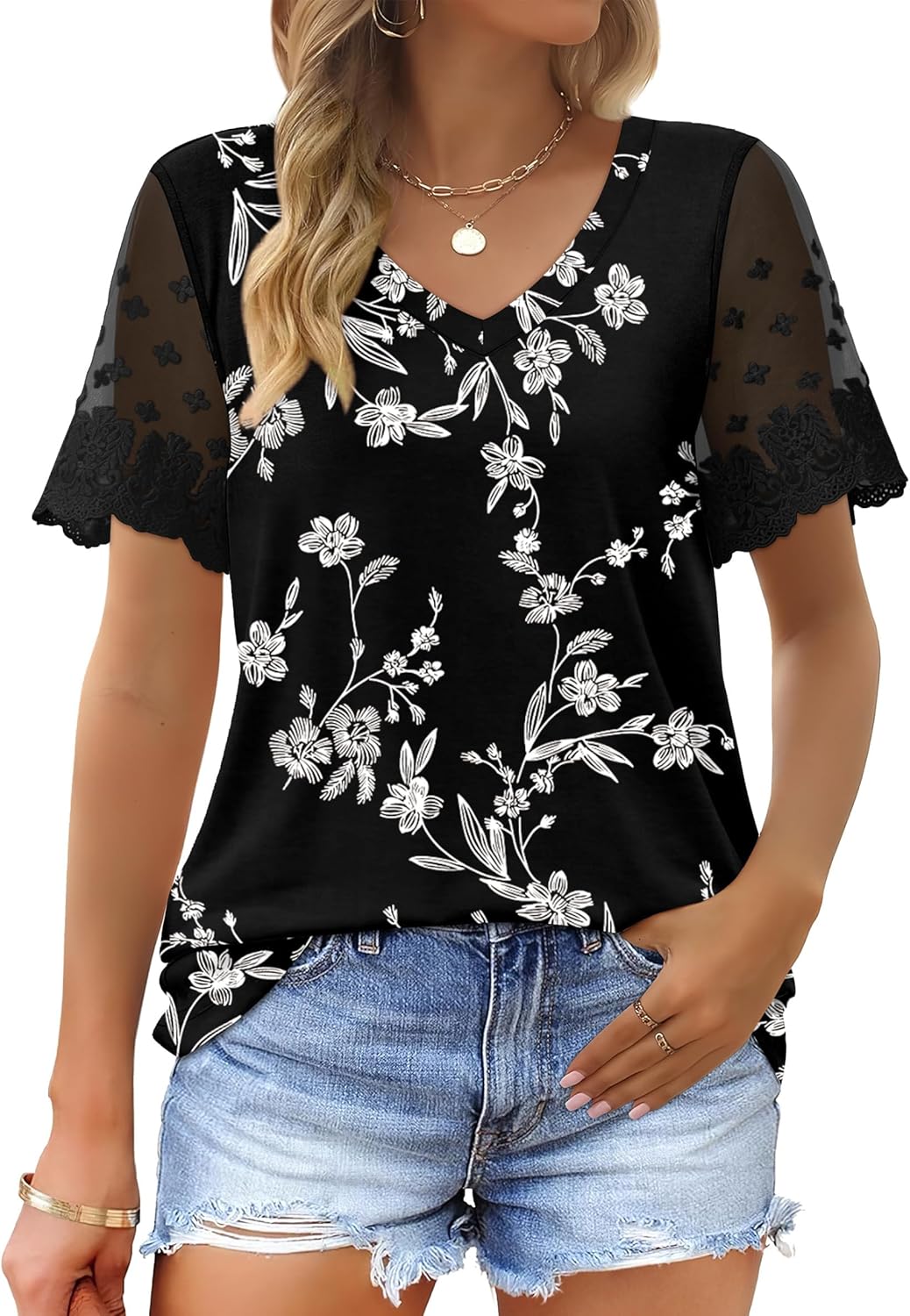 Casual V-Neck T-Shirt
