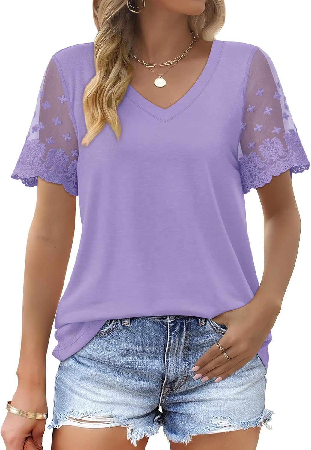Casual V-Neck T-Shirt