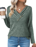 Casual Longline Top, Long-Sleeve Shirt