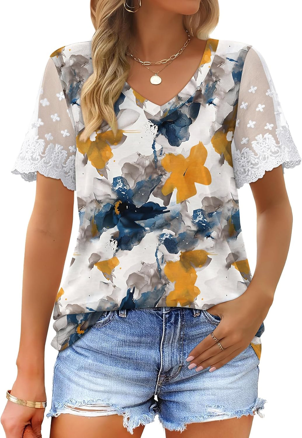Casual V-Neck T-Shirt