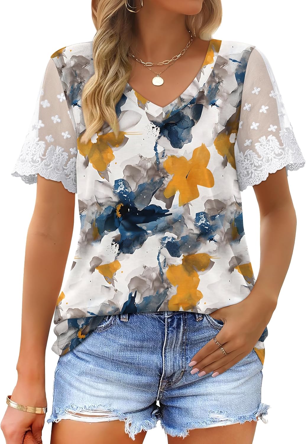 Casual V-Neck T-Shirt