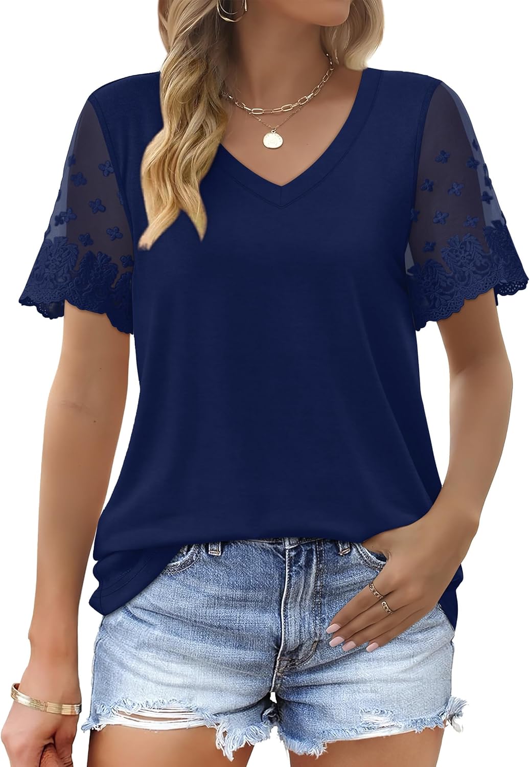 Casual V-Neck T-Shirt