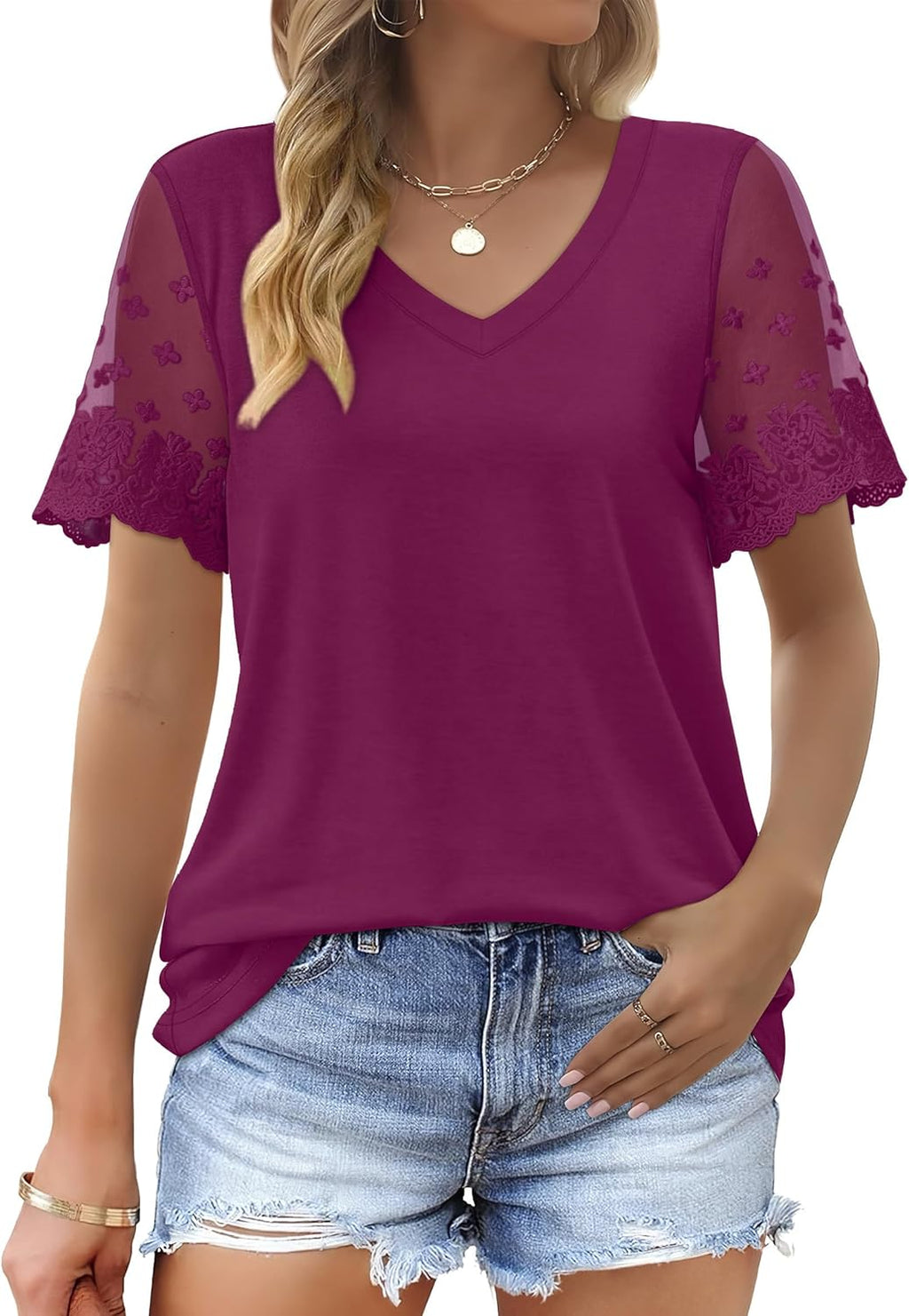 Casual V-Neck T-Shirt