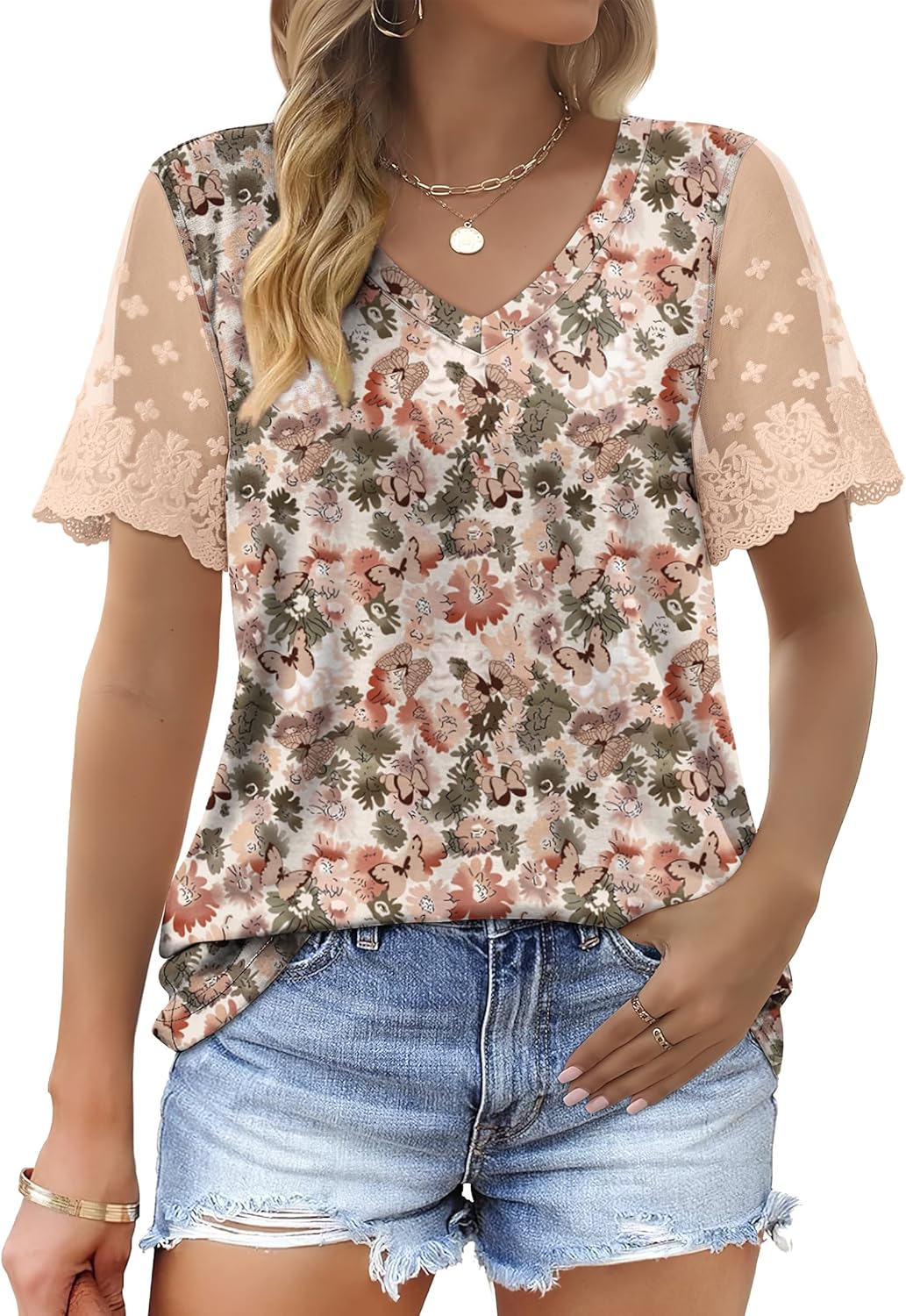Casual V-Neck T-Shirt