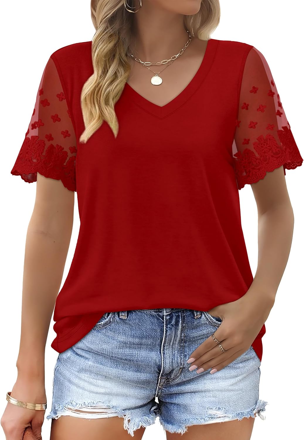 Casual V-Neck T-Shirt