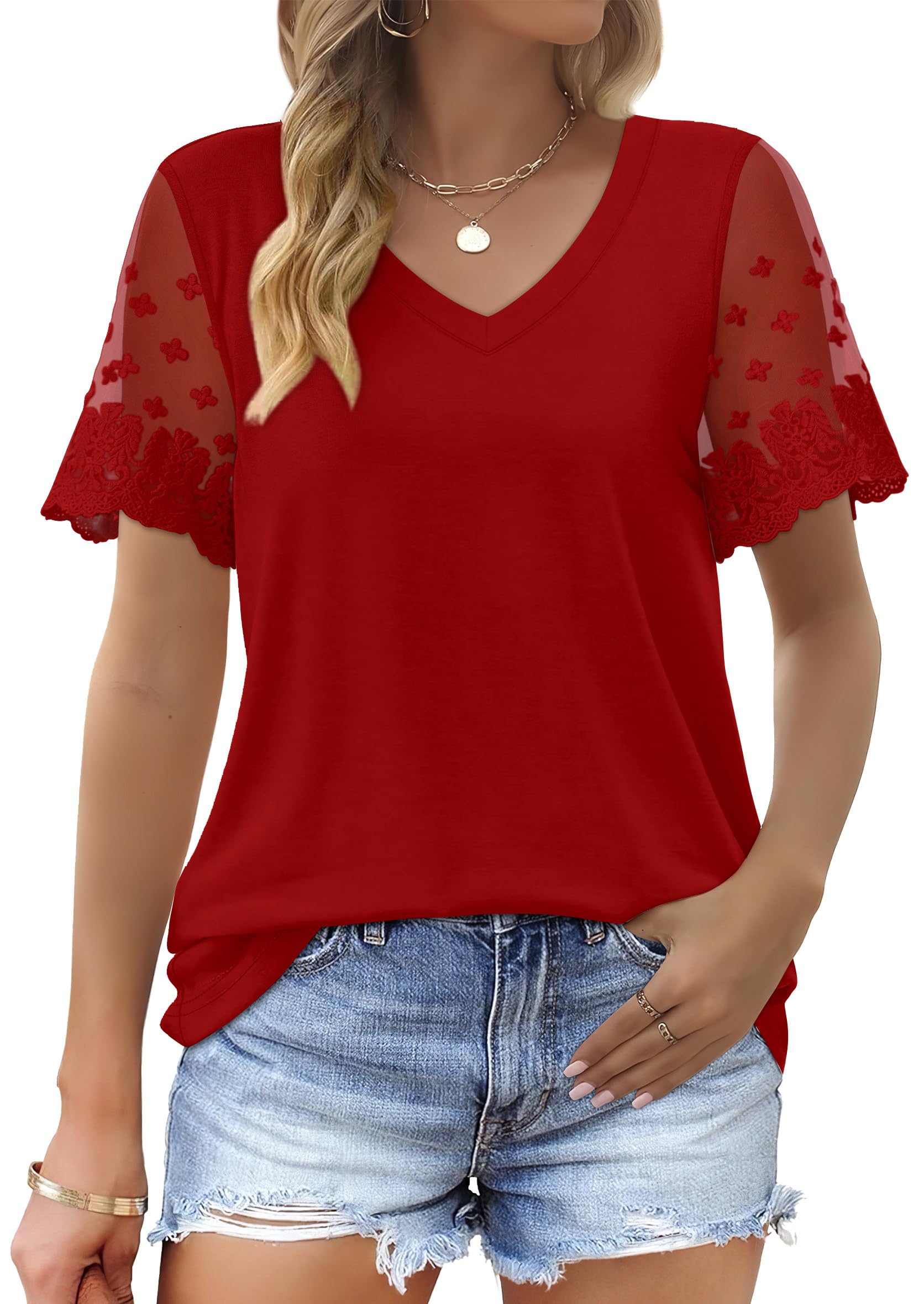 Casual V-Neck T-Shirt