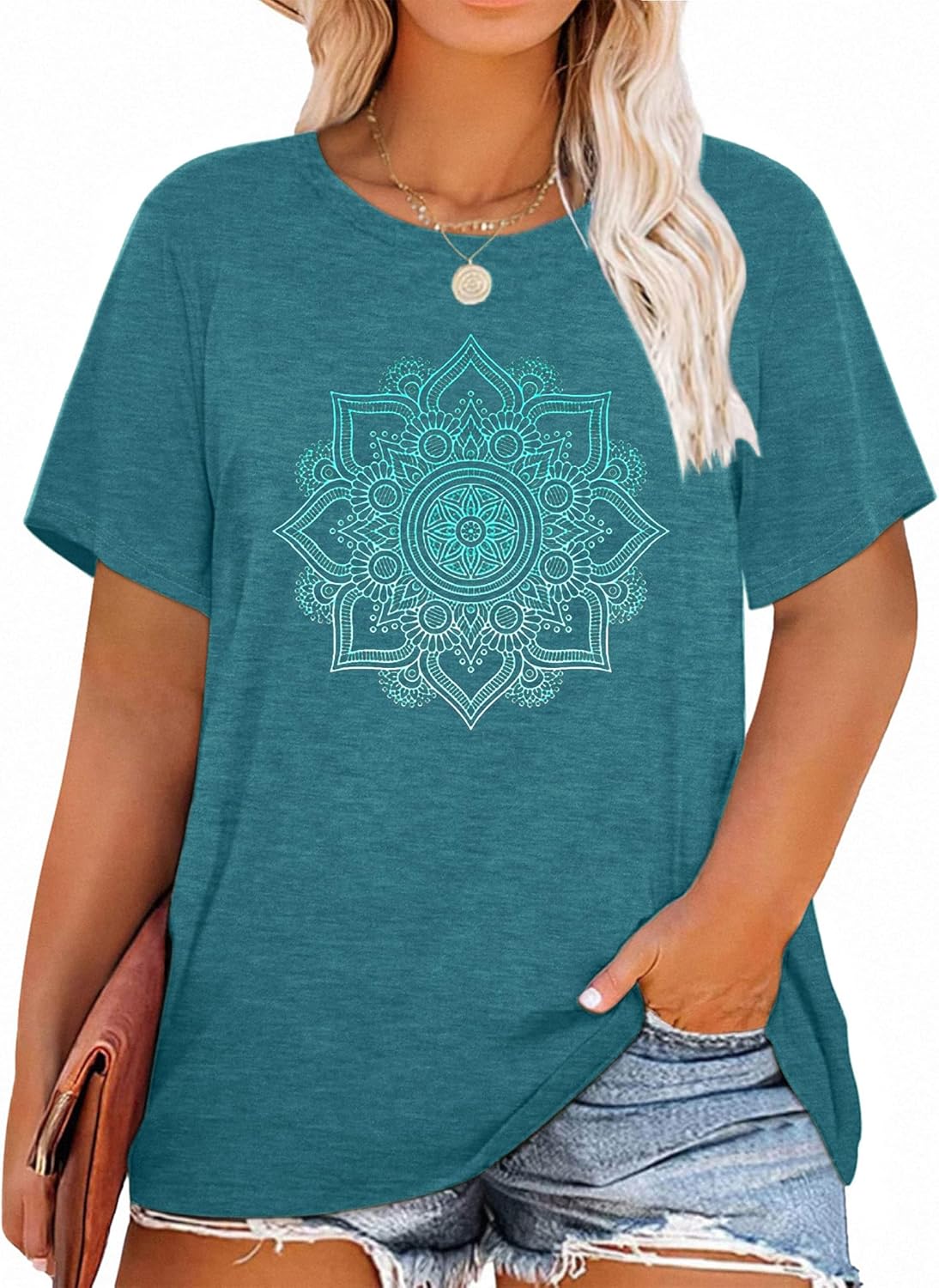 T-Shirt — Cute Dandelion-Print Top