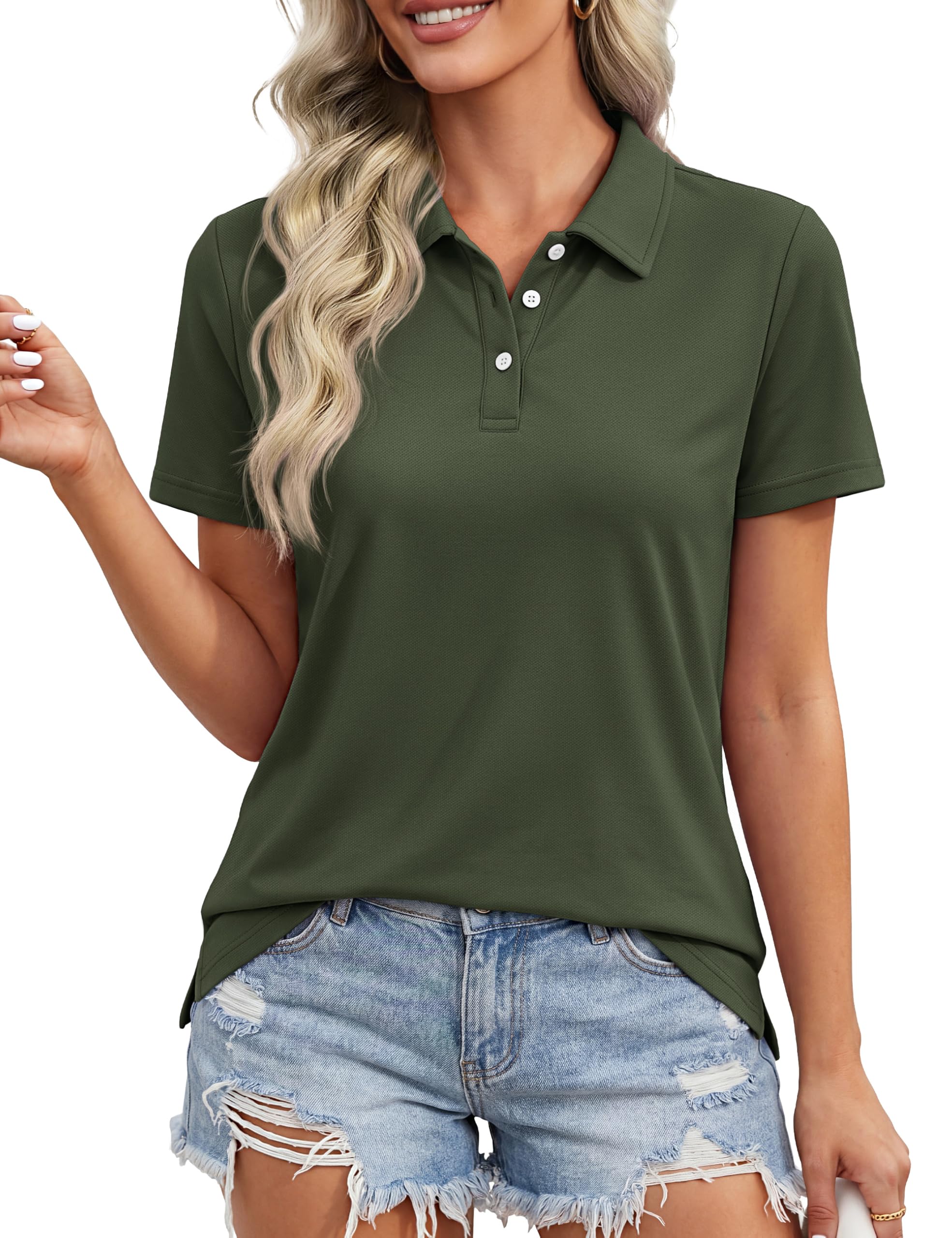 Polo Shirt — Pure Cotton Short-Sleeve Top