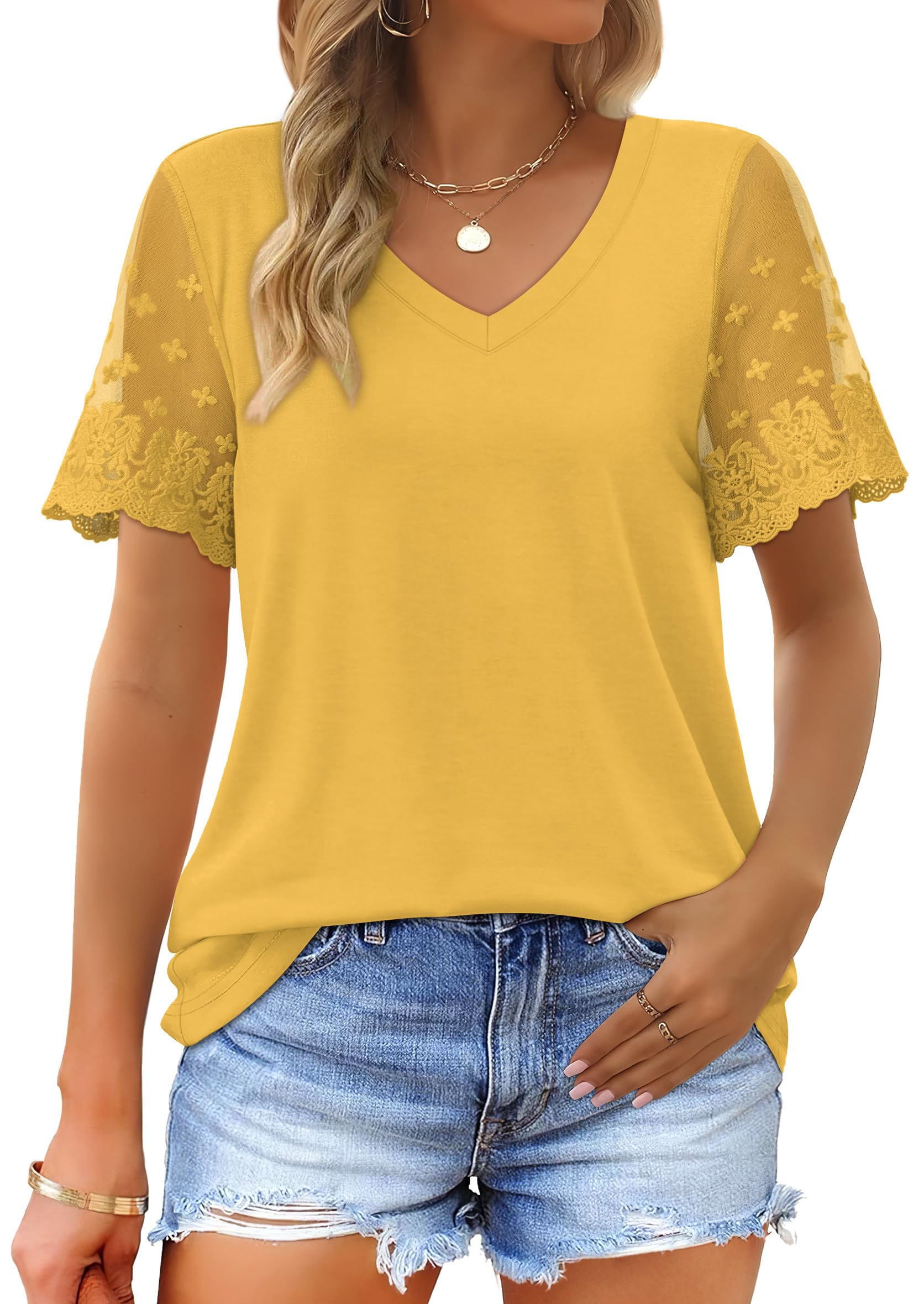 Casual V-Neck T-Shirt