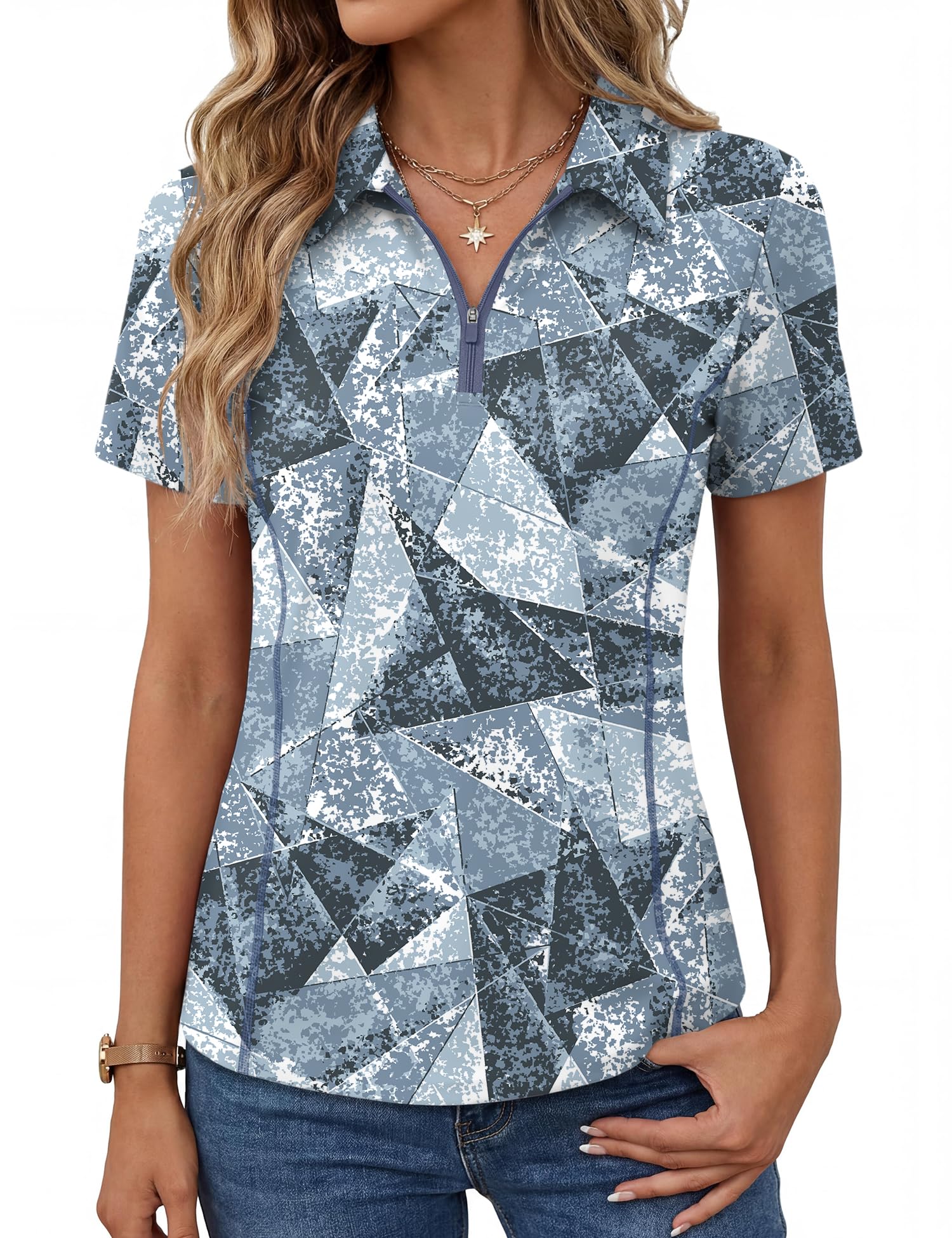 Short-Sleeve Athletic Polo Shirt
