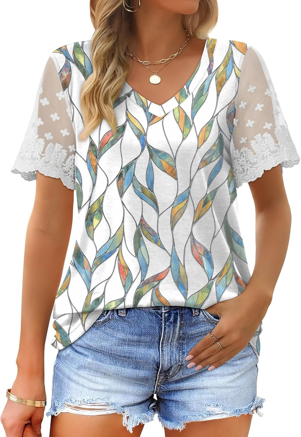 Casual V-Neck T-Shirt