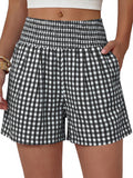 High-Waisted Shorts — Casual Stripes and Plaids