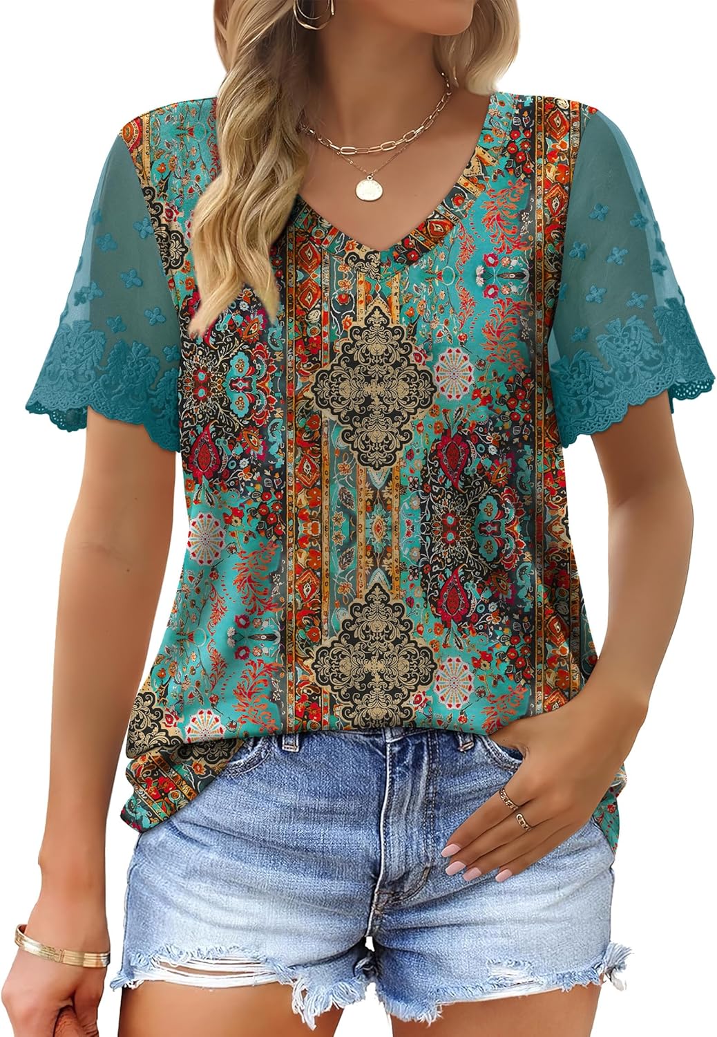 Casual V-Neck T-Shirt