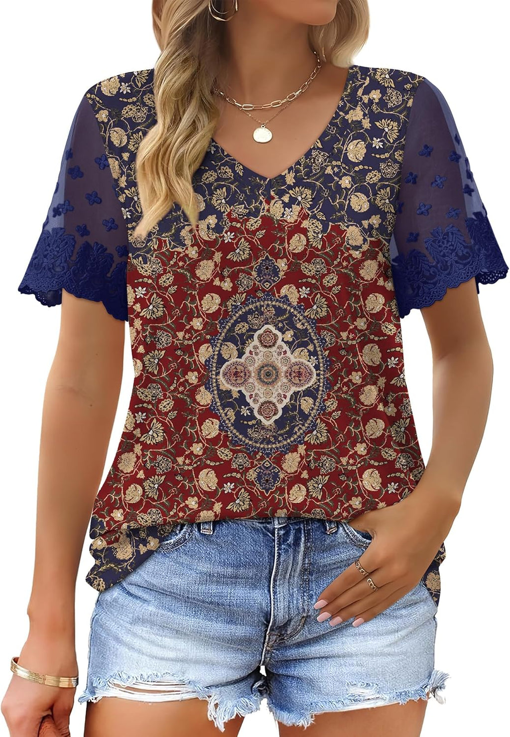 Casual V-Neck T-Shirt