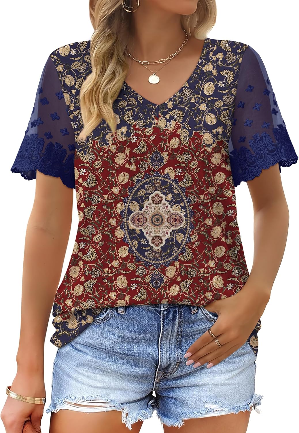 Casual V-Neck T-Shirt