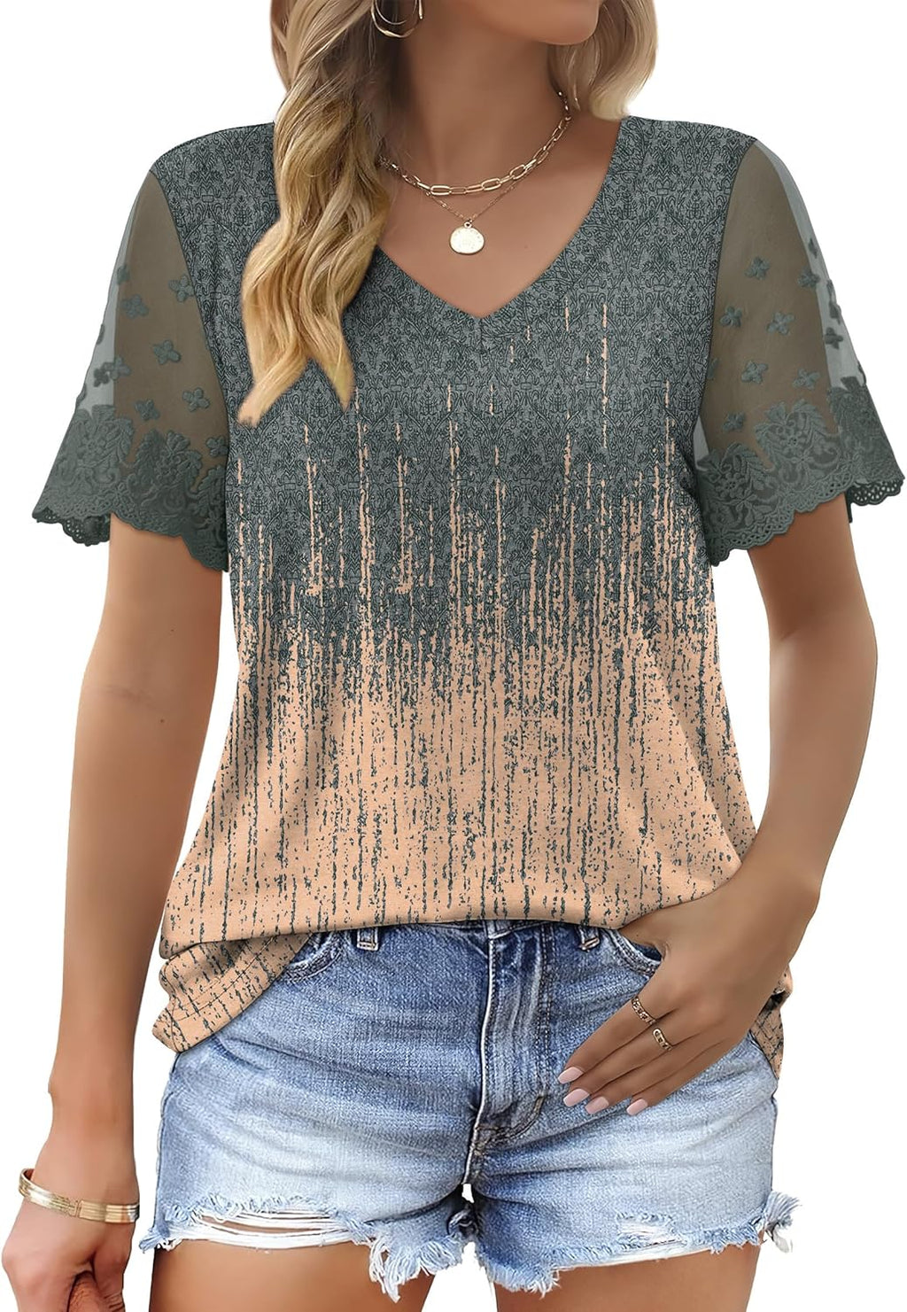 Casual V-Neck T-Shirt