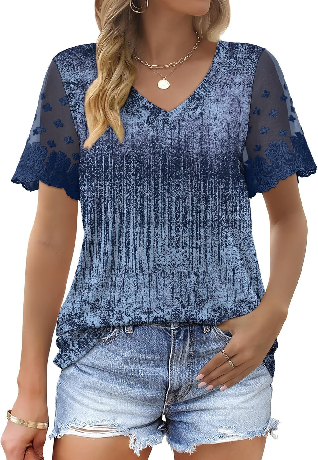 Casual V-Neck T-Shirt