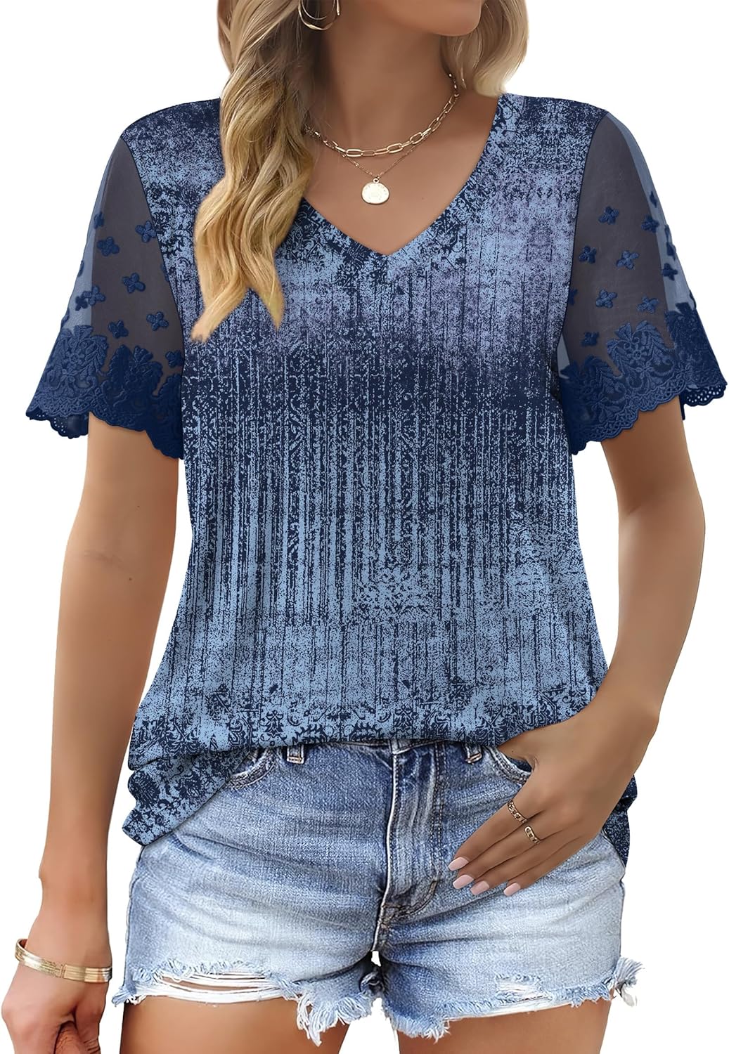 Casual V-Neck T-Shirt
